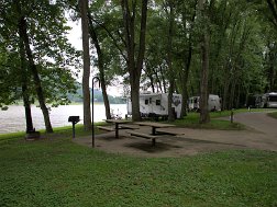 wayn8 Campsite overlooking Ohio River