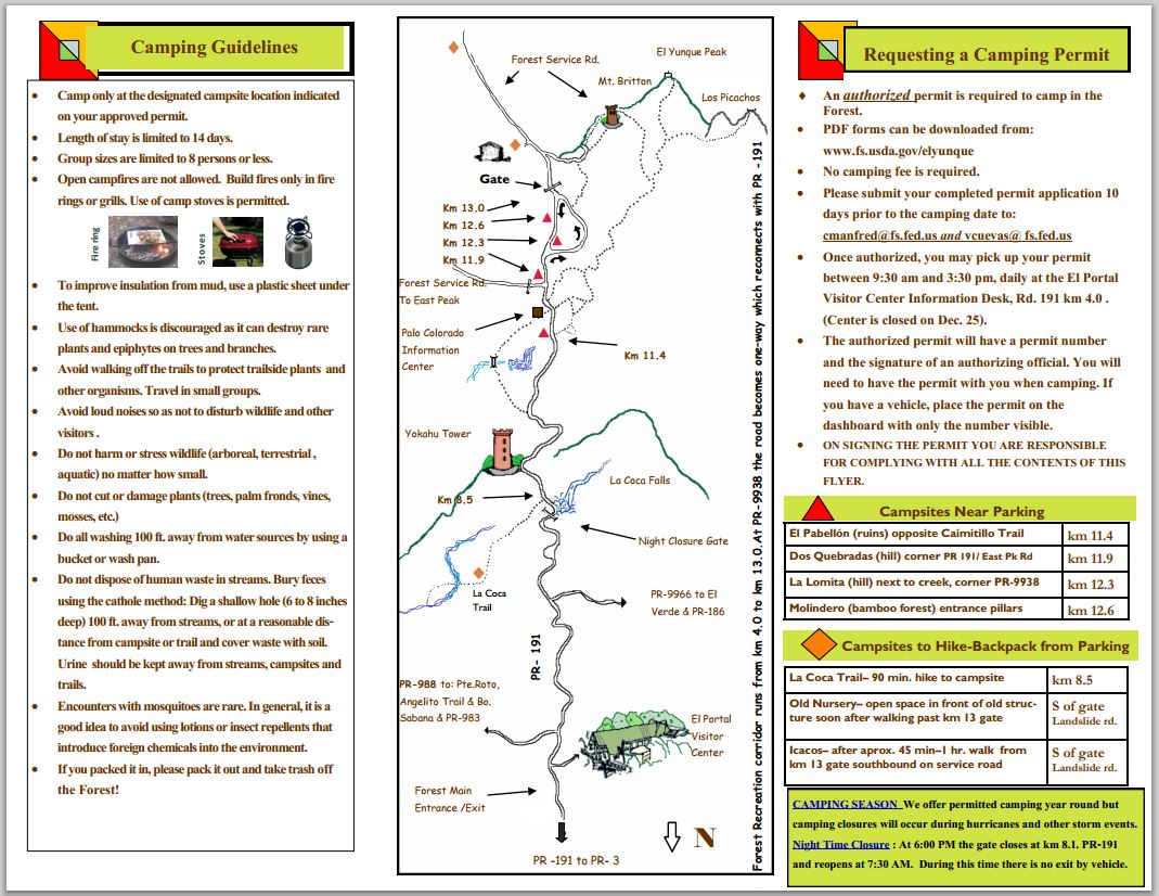 El Yunque National Forest Campgrounds